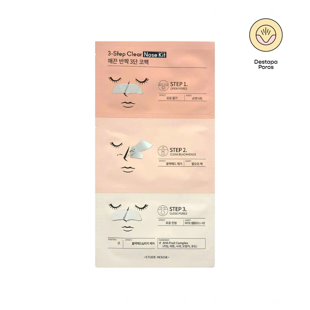 ETUDE HOUSE 3-Step Clear Nose Kit