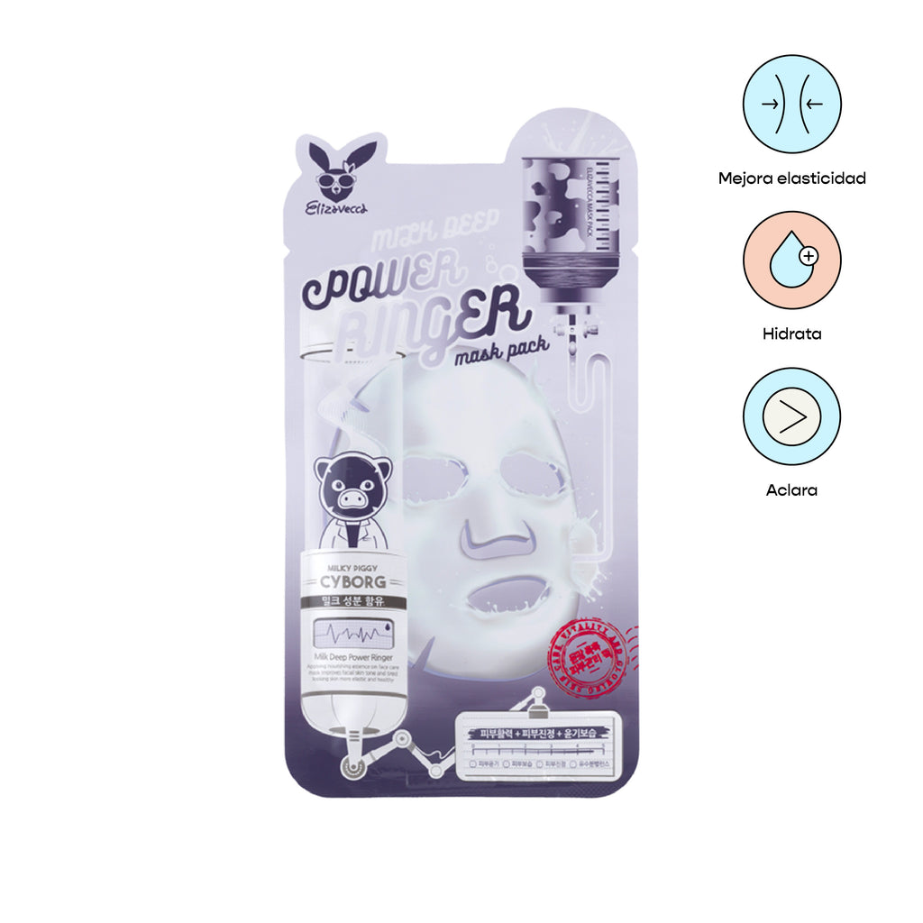 ELIZAVECCA Deep Power Ringer Mask Pack Milk (Mejora elasticidad)