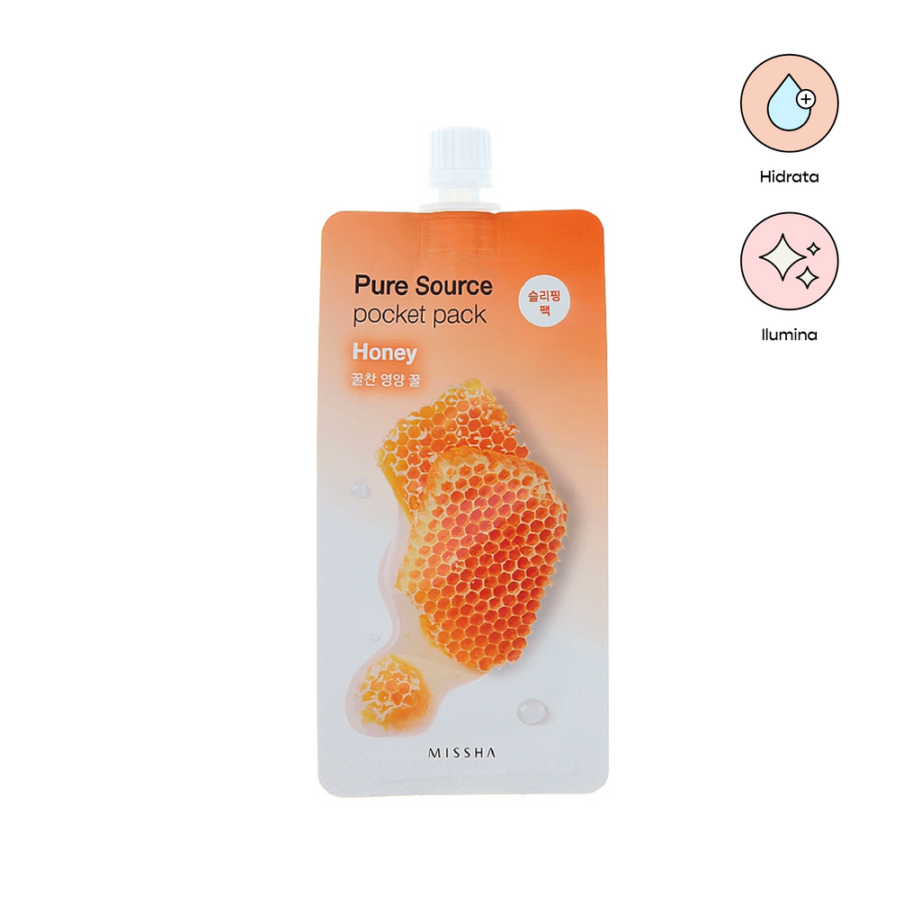 MISSHA Pure Source Pocket Pack Honey (Hidrata e ilumina) no