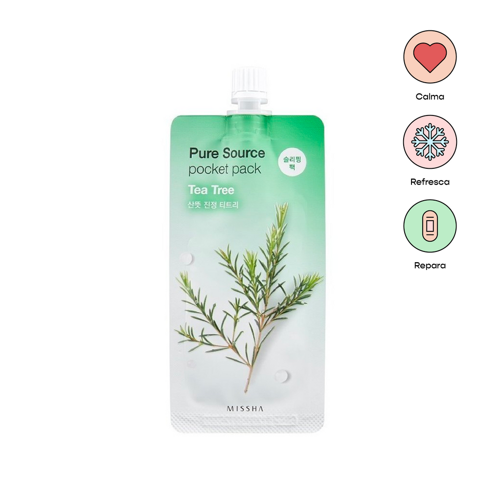 MISSHA Pure Source Pocket Pack Tea Tree (Refresca y calma) lo